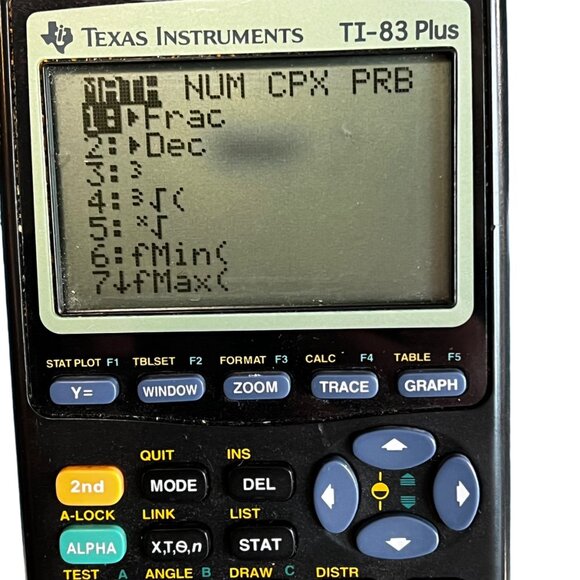 Graphing Calculator TI-83 Plus Texas Instruments Black - Picture 3 of 7